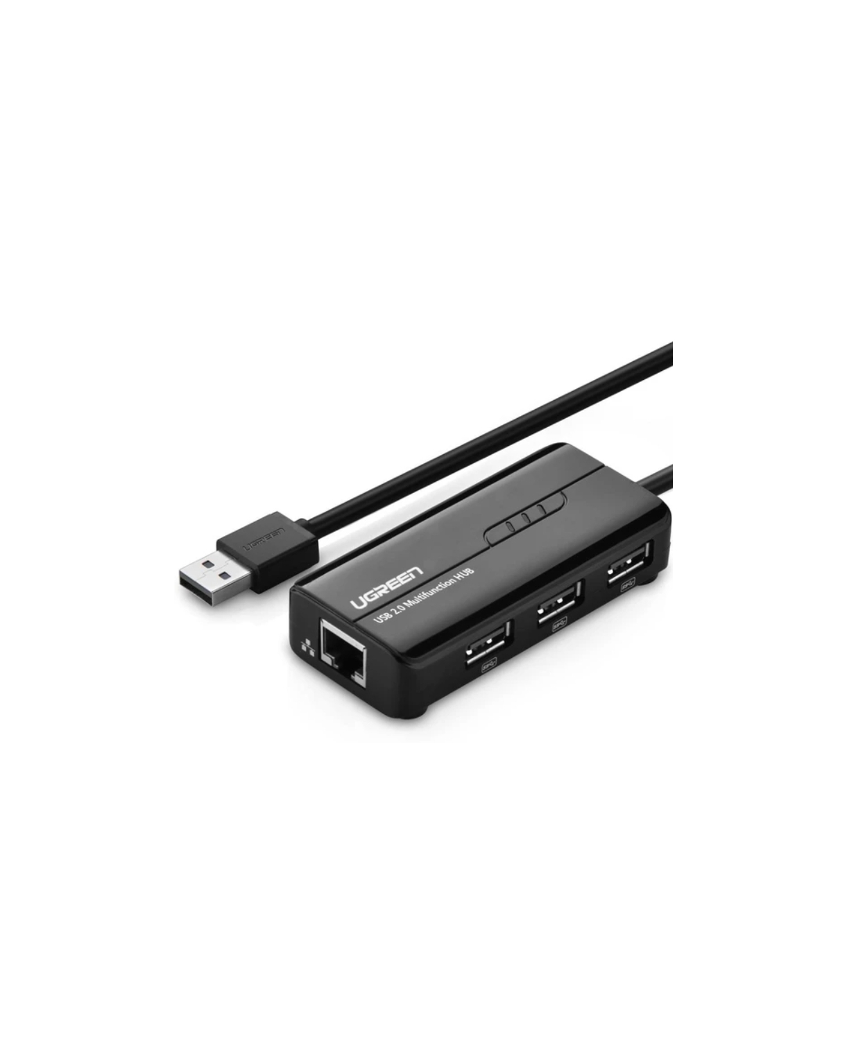 20264 - USB-A MALE TO ETHERNET AADPTOR + 3 PORTS USB HUB