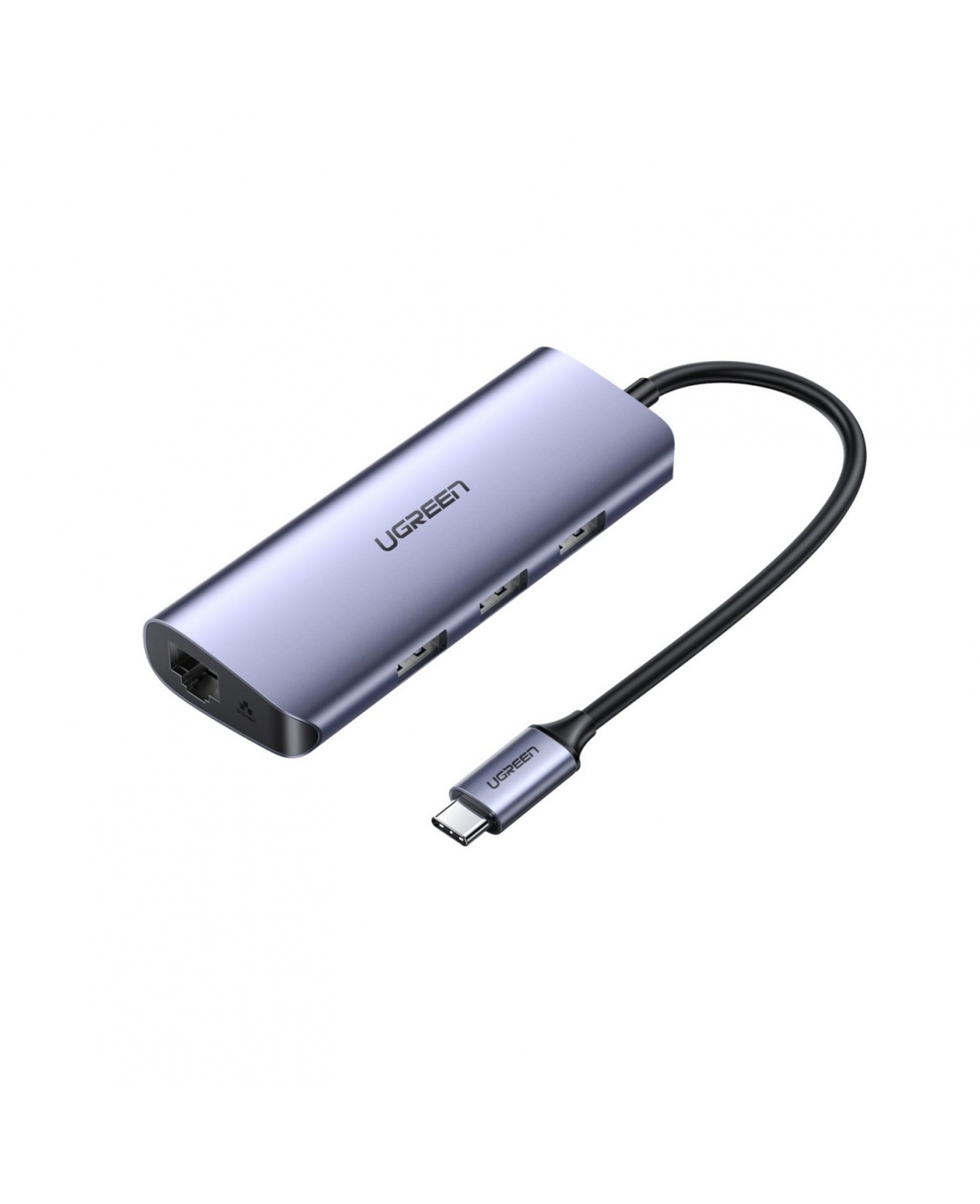 60718 - CONVERSOR HUB + GIGABIT USB-C PARA 3 * USB 3.0 A (RJ45